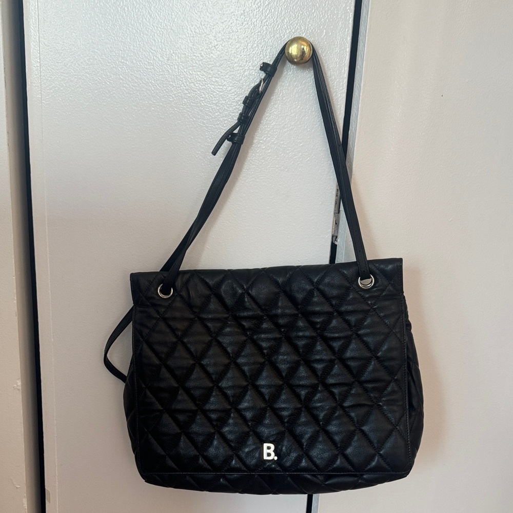 Balenciaga Black Quilted Shoulder Bag